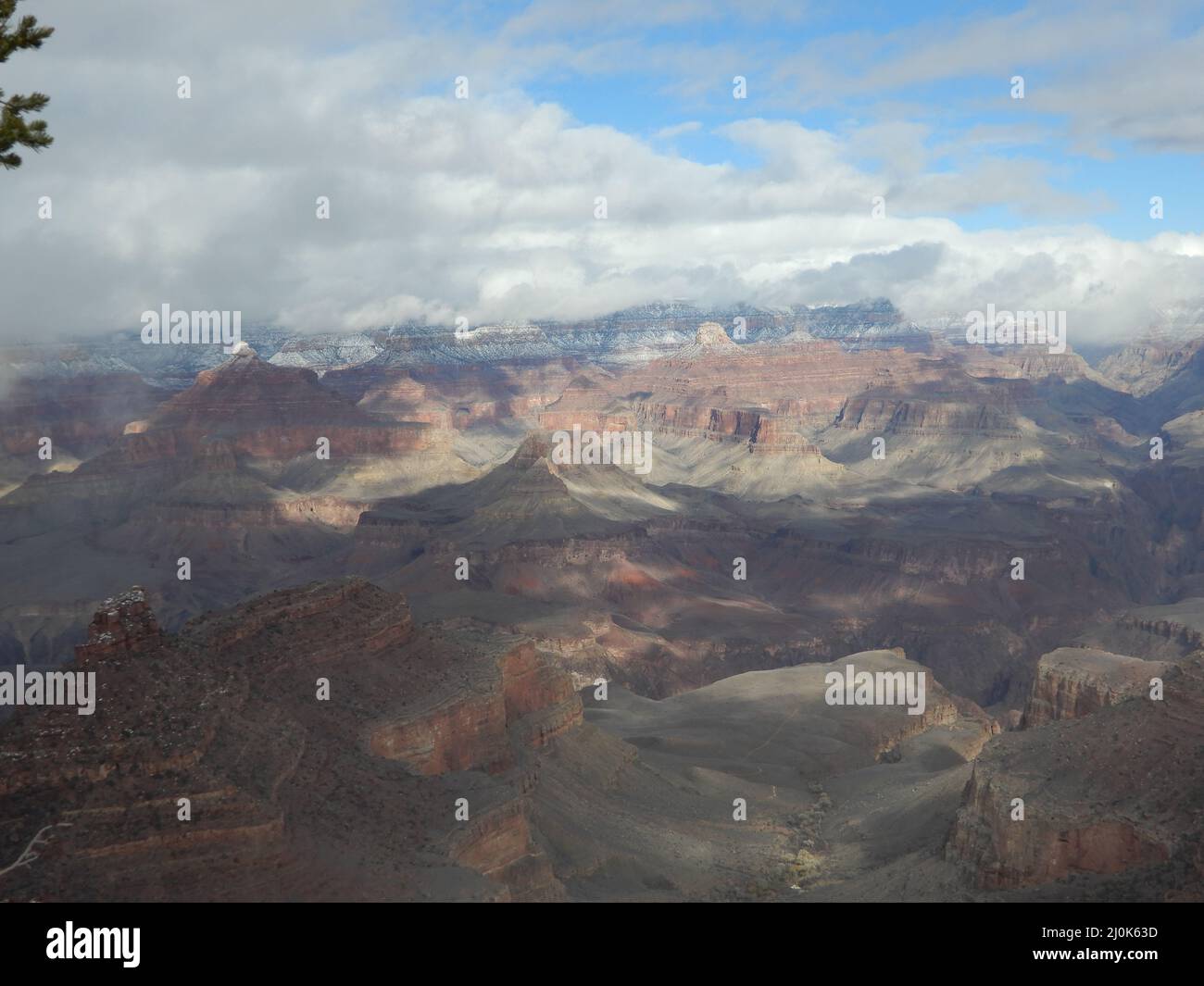 Grand Canyon, AZ., U.S.A. 12/3031 & 1/1/2022. Grand Canyon National