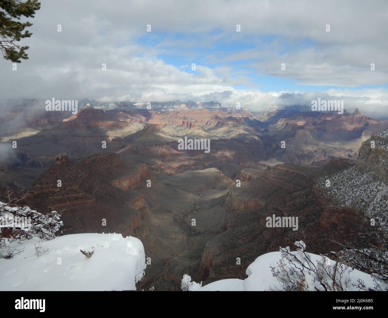 Grand Canyon, AZ., U.S.A. 12/3031 & 1/1/2022. Grand Canyon National