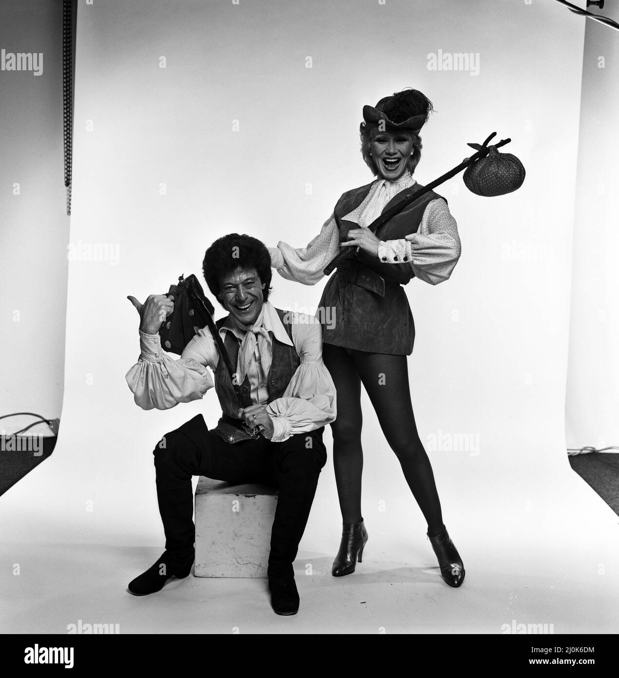 Lionel Blair and sister Joyce Blair. 3rd December 1981 Stock Photo - Alamy