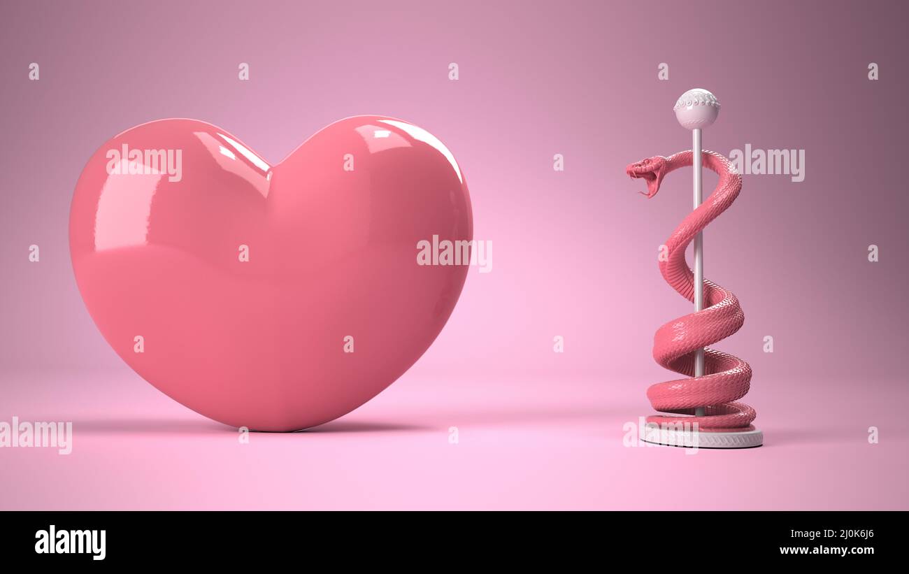 Heart Medicine Stock Photo