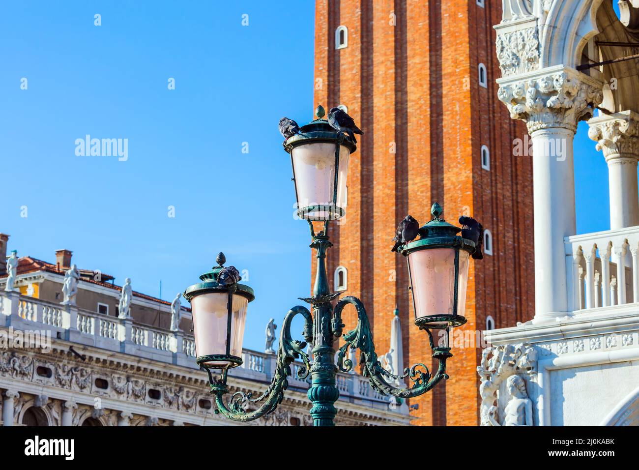 Palazzo Ducale in Piazza San Marco Stock Photo