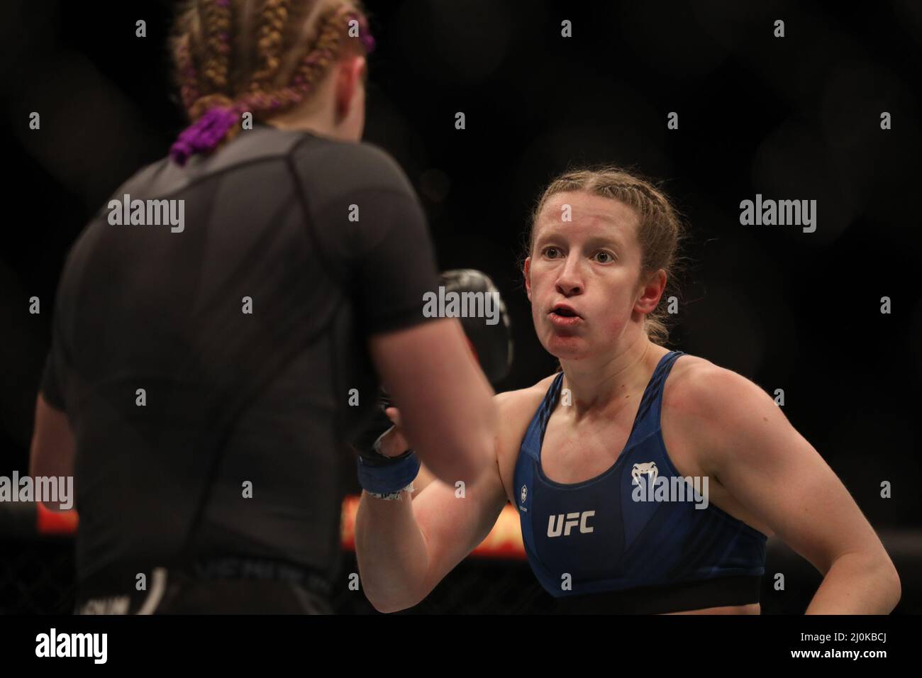 Alice Reed Ufc LONDON, UK - MARCH 19: (R-L) Elise Reed battles Cory McKenna in their ...