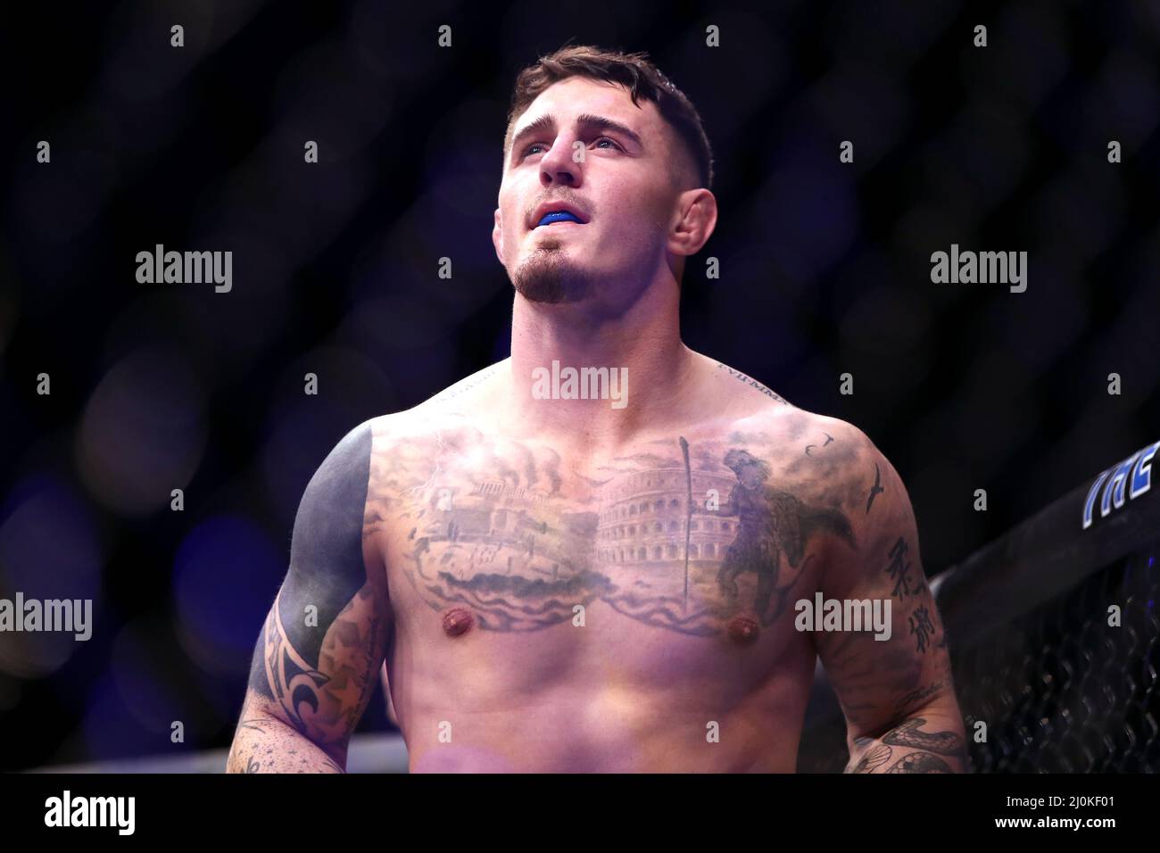 Tom Aspinall ahead of his heavyweight bout with Alexander Volkov at The