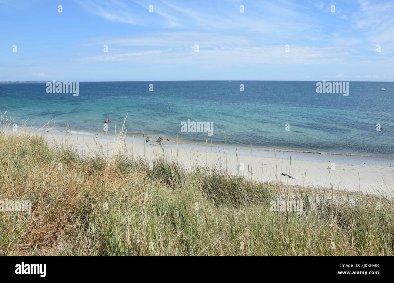 Raguenes Beach, Brittany Stock Photo