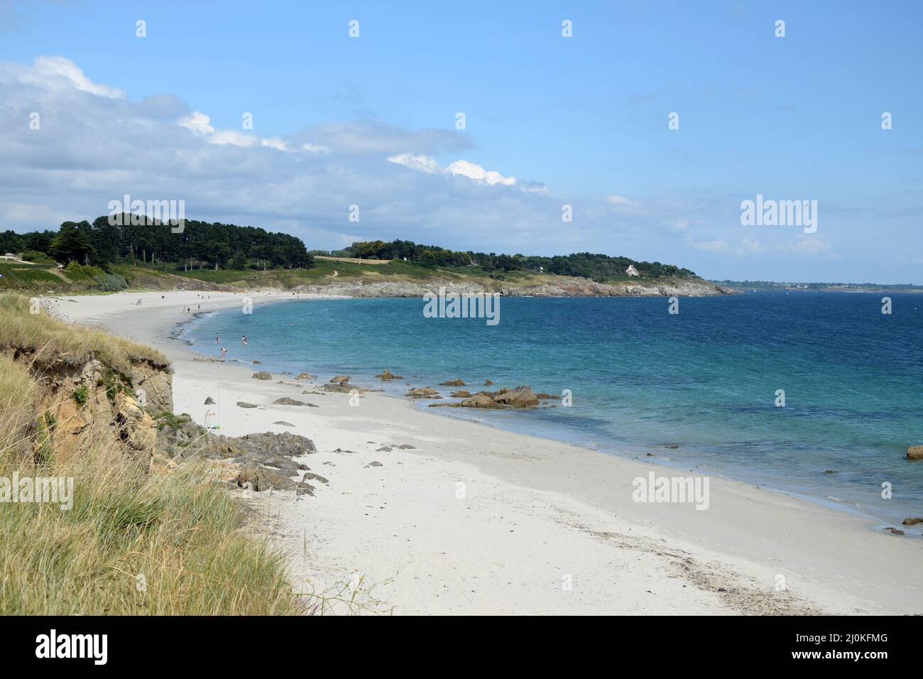 Raguenes Beach, Brittany Stock Photo