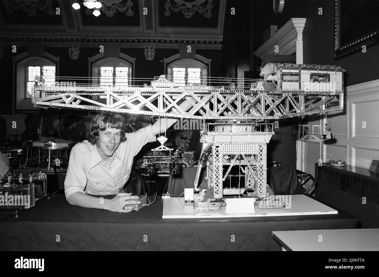 Meccano Exhibition, Henley-on-Thames, Oxfordshire, August 1980. Stock Photo
