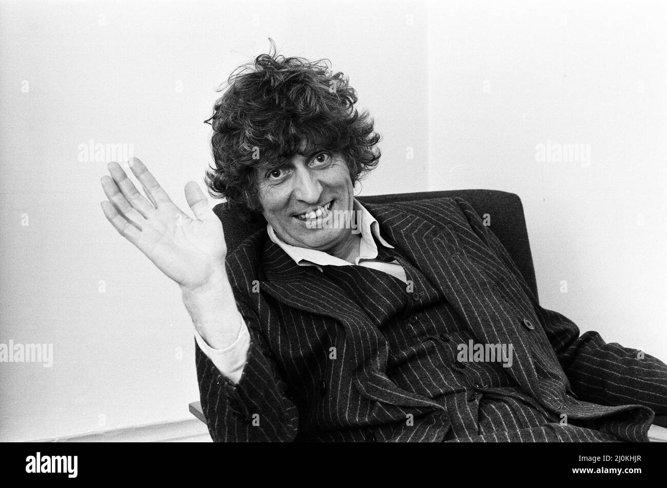 Actor Tom Baker. 24th October 1980 Stock Photo Alamy