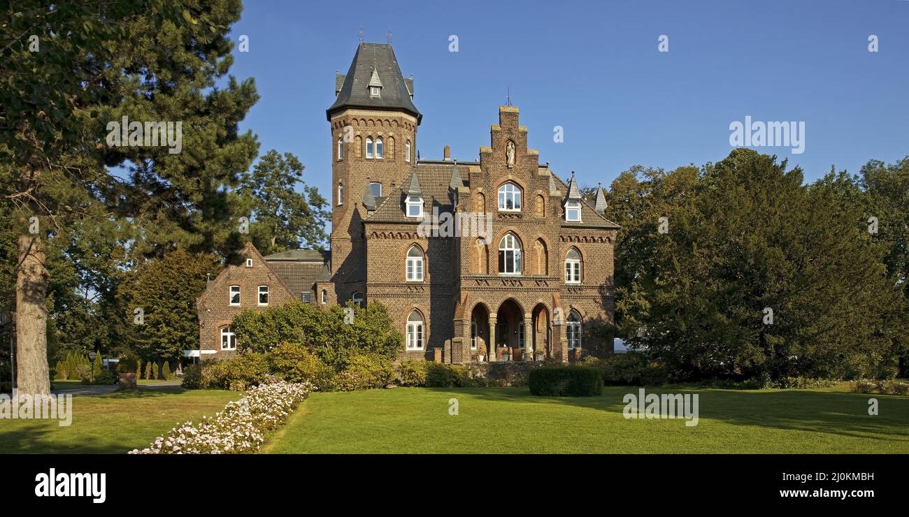 Marienburg, Monheim am Rhein, Bergisches Land, North Rhine-Westphalia, Germany, Europe Stock Photo