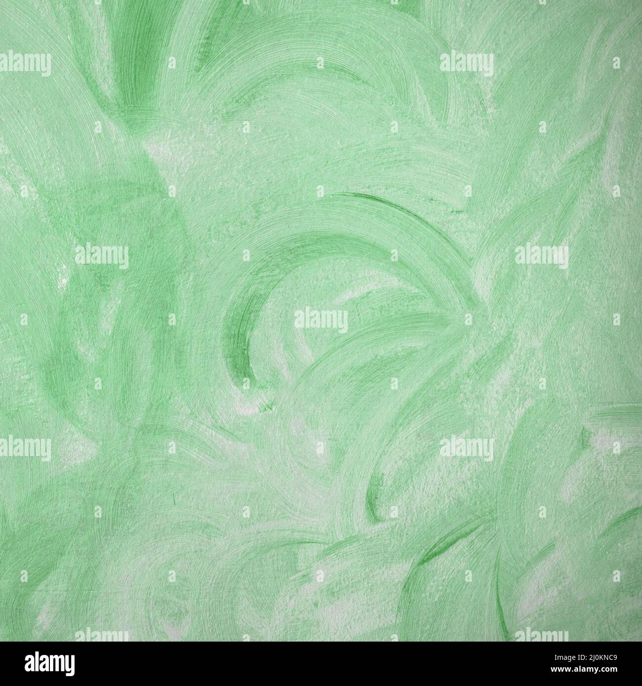 Green wall painted in a Provence style Stock Photo