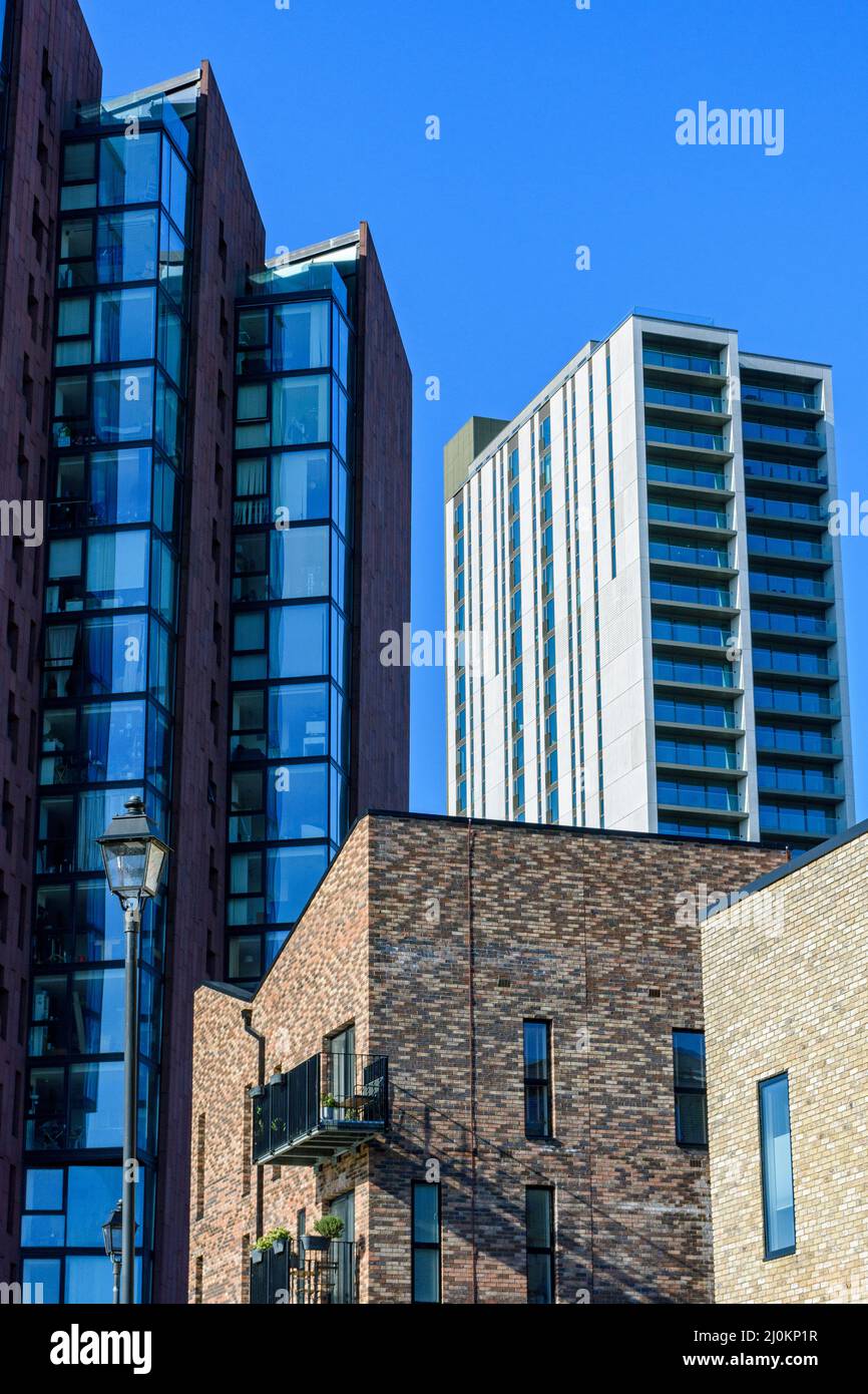 The Islington Wharf, Islington Wharf Mews and Oxygen Tower apartment