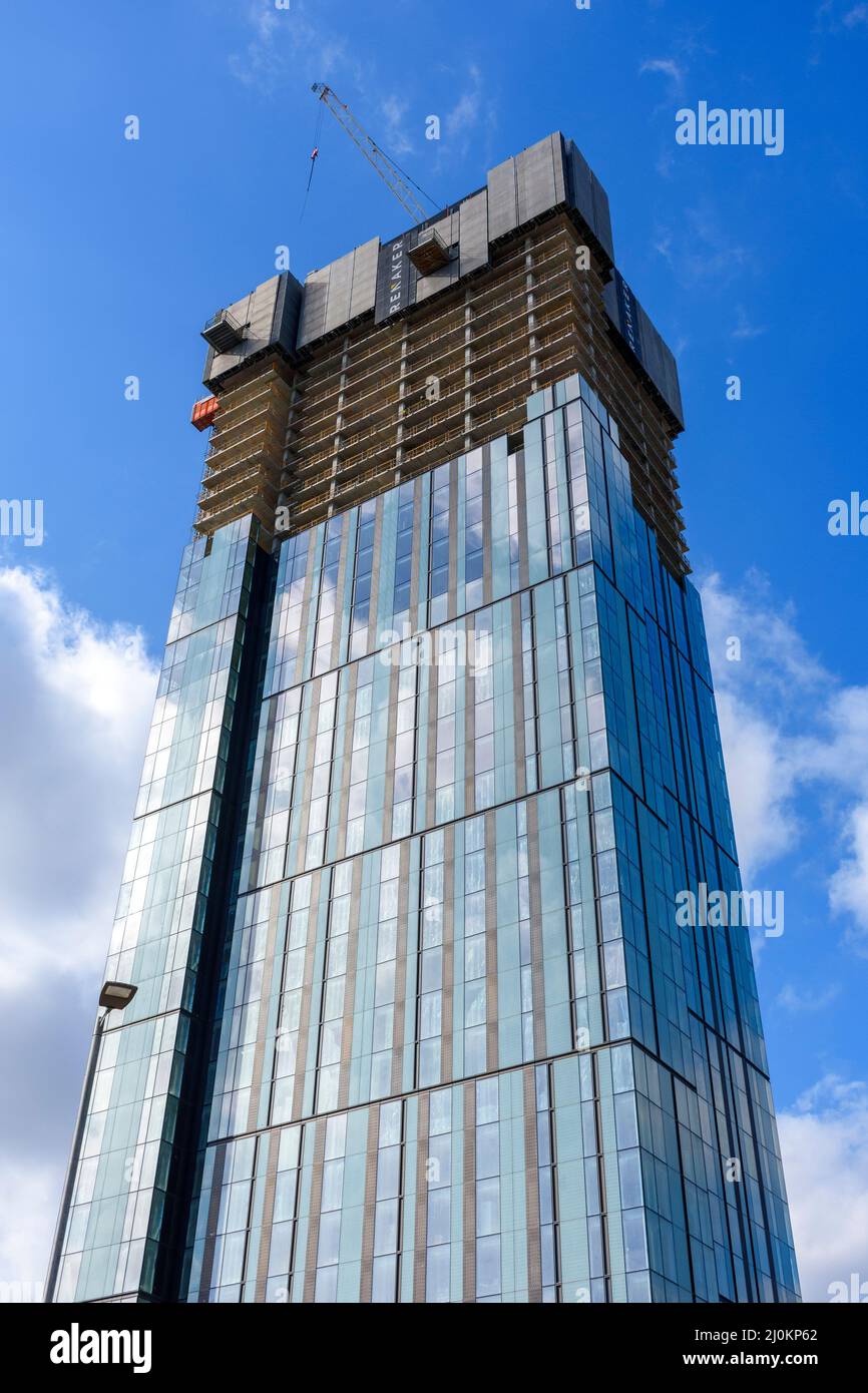 The Collier's Yard apartment block (under construction), Greengate ...