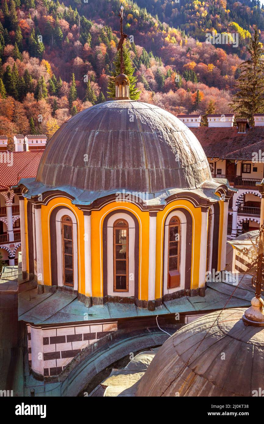 Rila Monastery, Rilsky monastery in Bulgaria Stock Photo