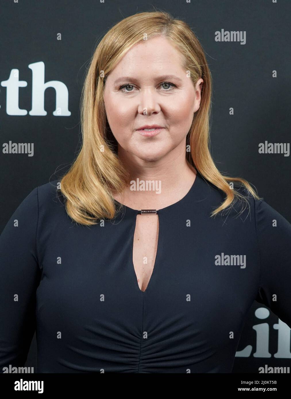 New York, NY - March 16, 2022: Amy Schumer attends Hulu's 'Life & Beth' New York Premiere at SVA Theater Stock Photo