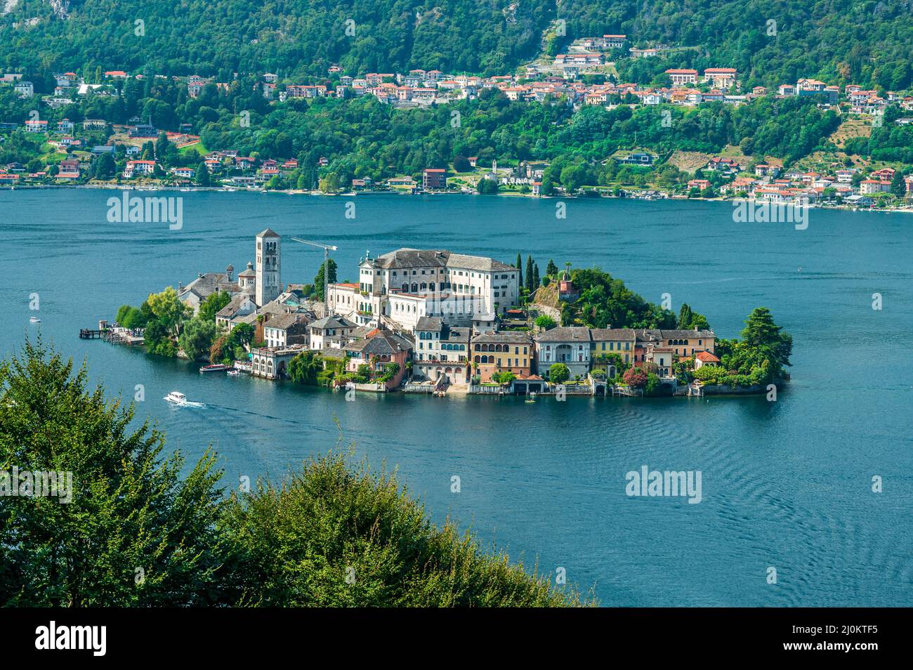 San Giulio Island Stock Photo Alamy