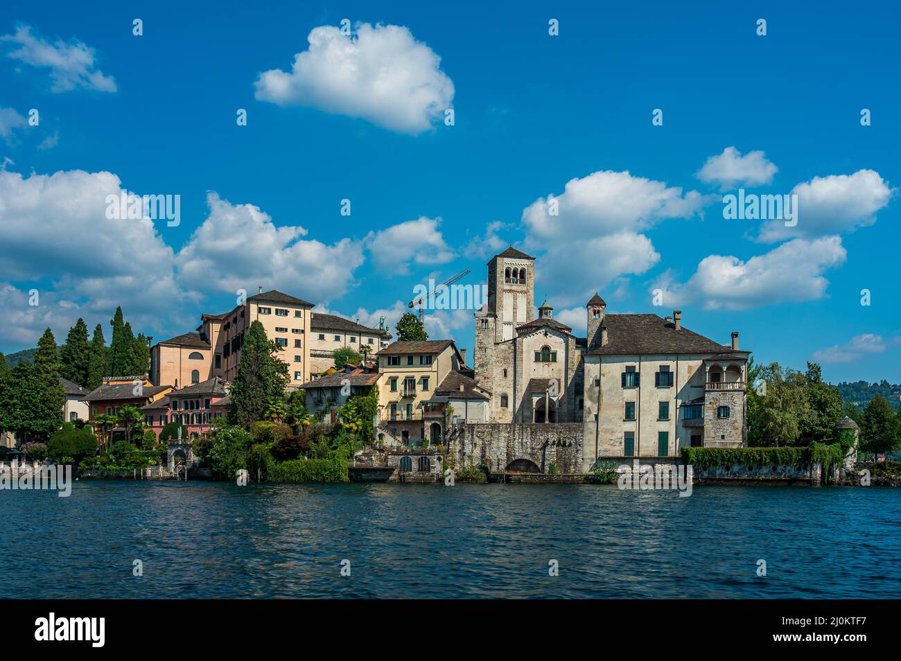 San Giulio Island Stock Photo Alamy