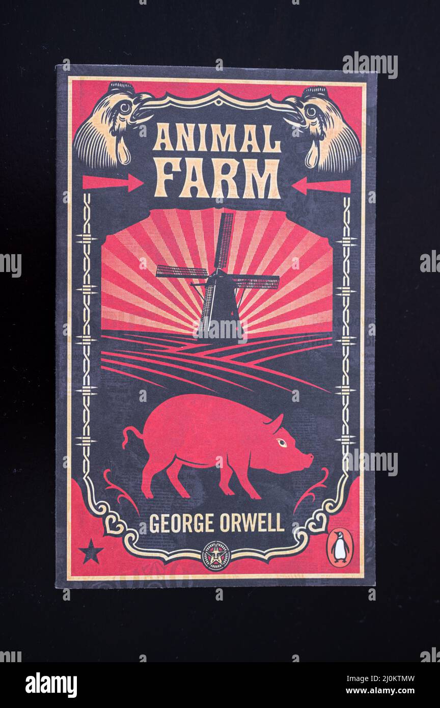 Animal farm book cover orwell hi-res stock photography and images - Alamy