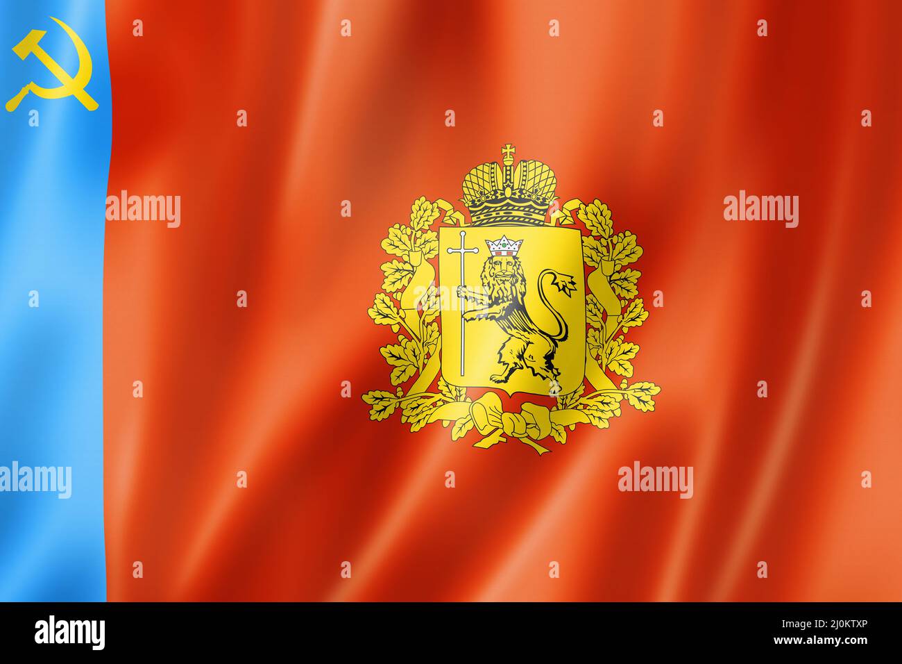 Flag of vladimir oblast hires stock photography and images Alamy