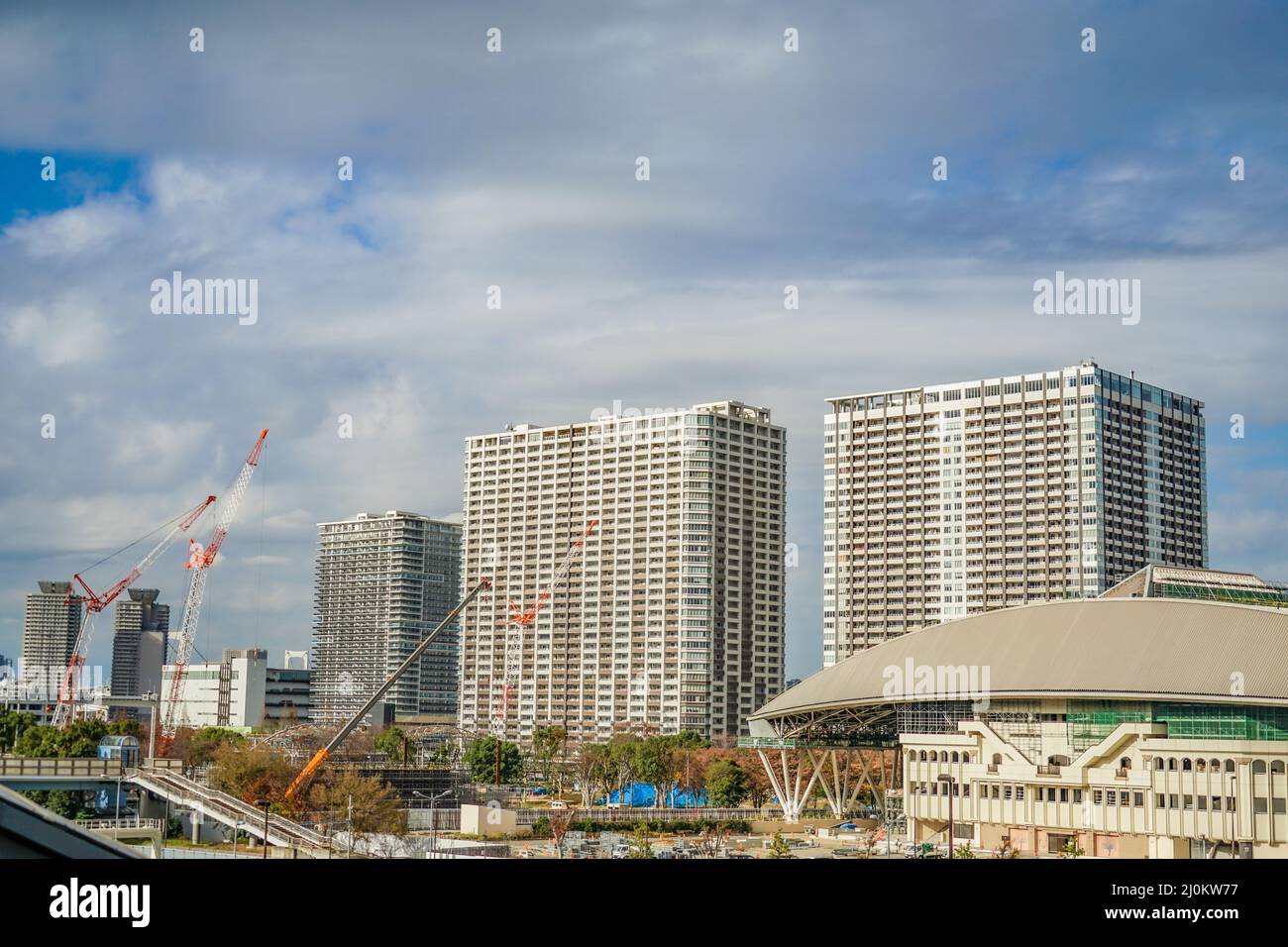 Image of highrise apartment group of Tokyo Stock Photo Alamy