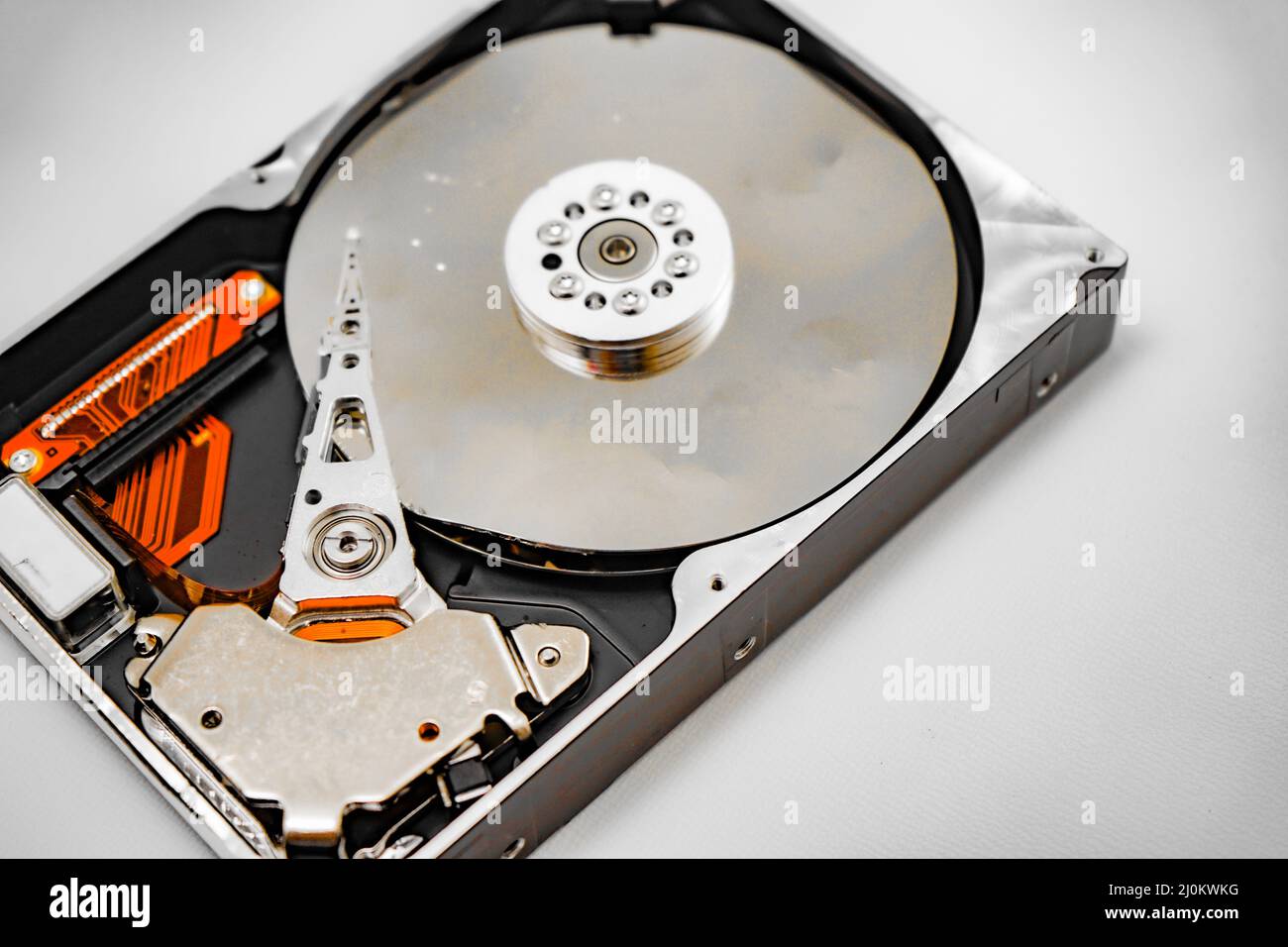 Image of broken hard disk drive Stock Photo Alamy