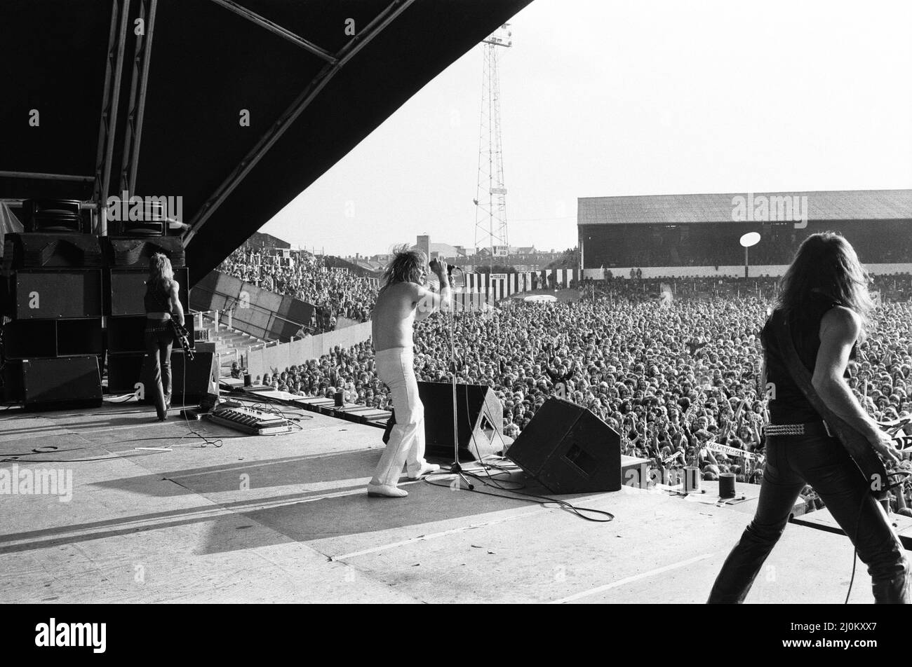 Ozzy Osbourne singer with Black Sabbath pop rock group in 1981 Stock Photo  - Alamy