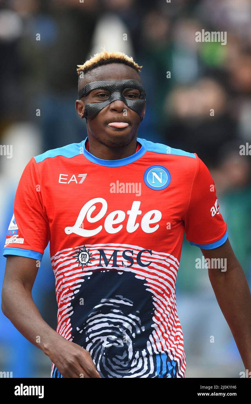 Napoli Italy. 19th Mar 2022. Victor Osimhen SSC Napoli makes a