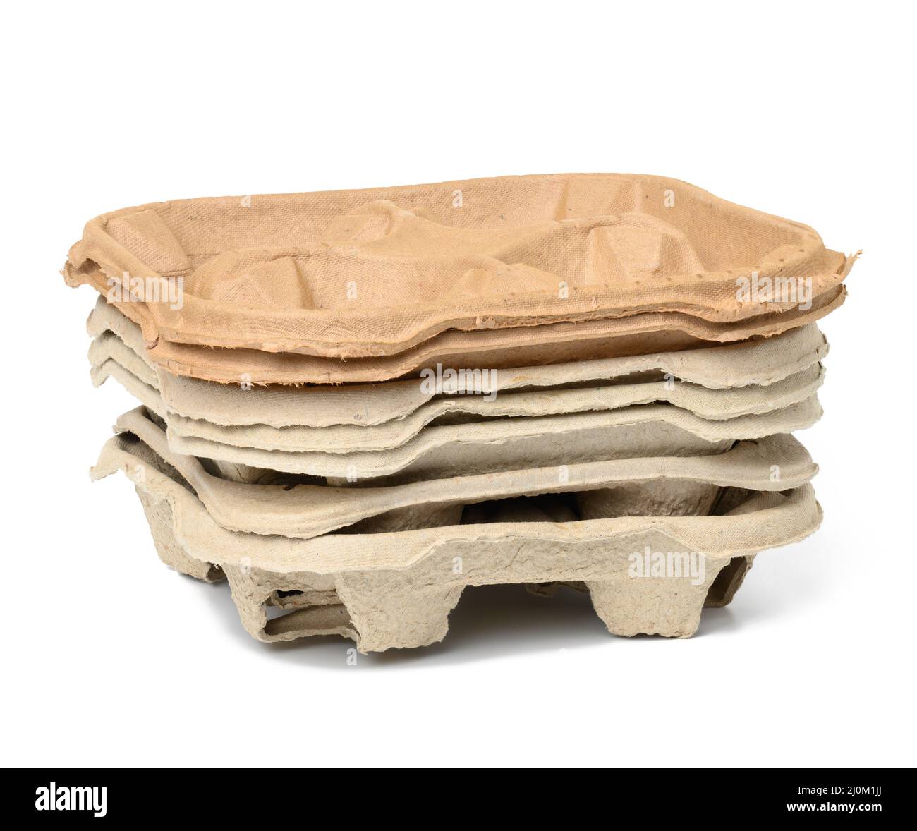 Brown recyclable hot drink holder, paper holder for four cups, white