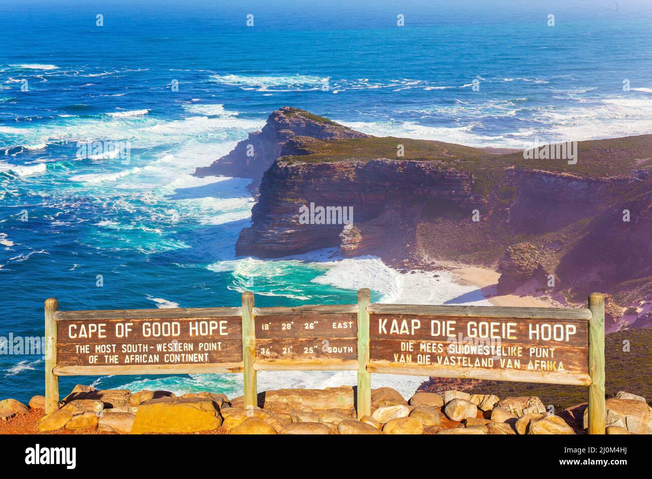 Cape of Good Hope. Bird's-eye view. Stock Photo