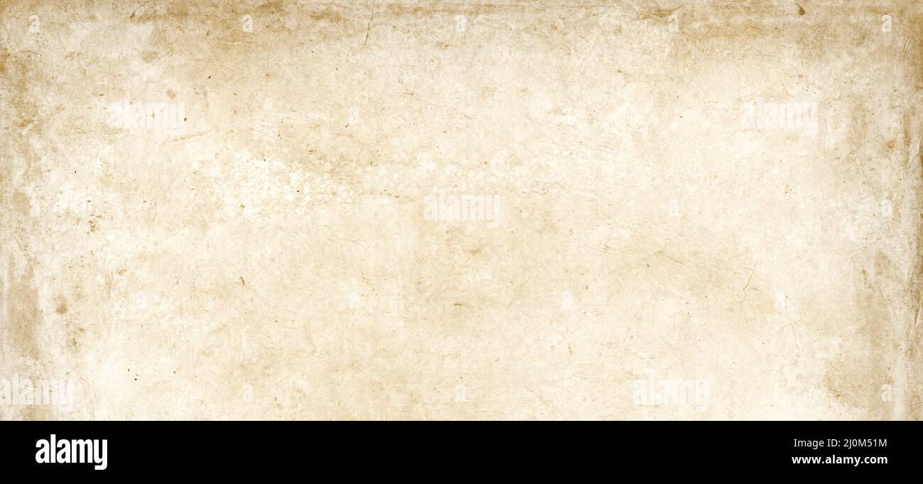 Old parchment paper texture background. Banner Stock Photo Alamy