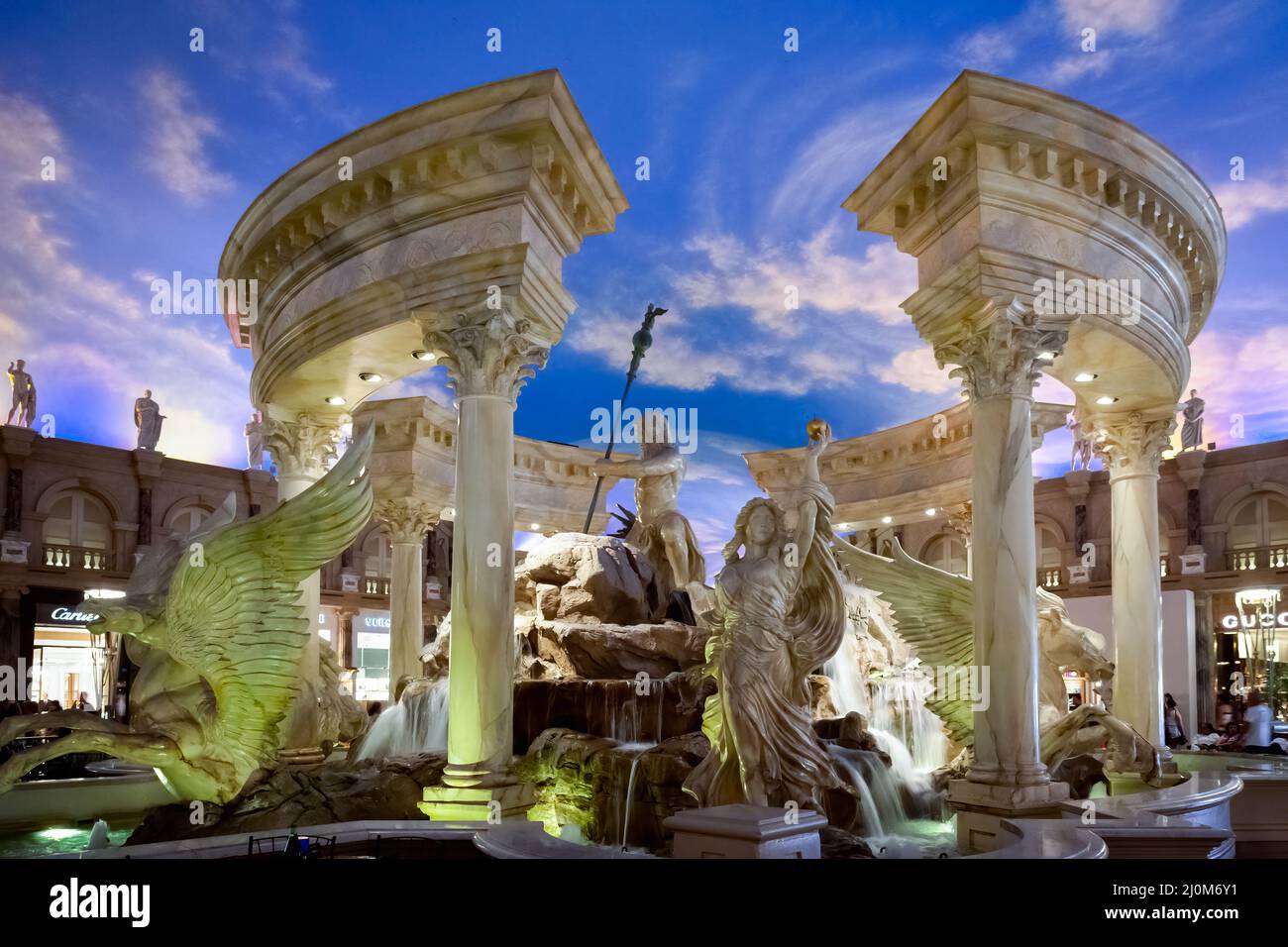 Caesars palace forum shops hi-res stock photography and images - Alamy