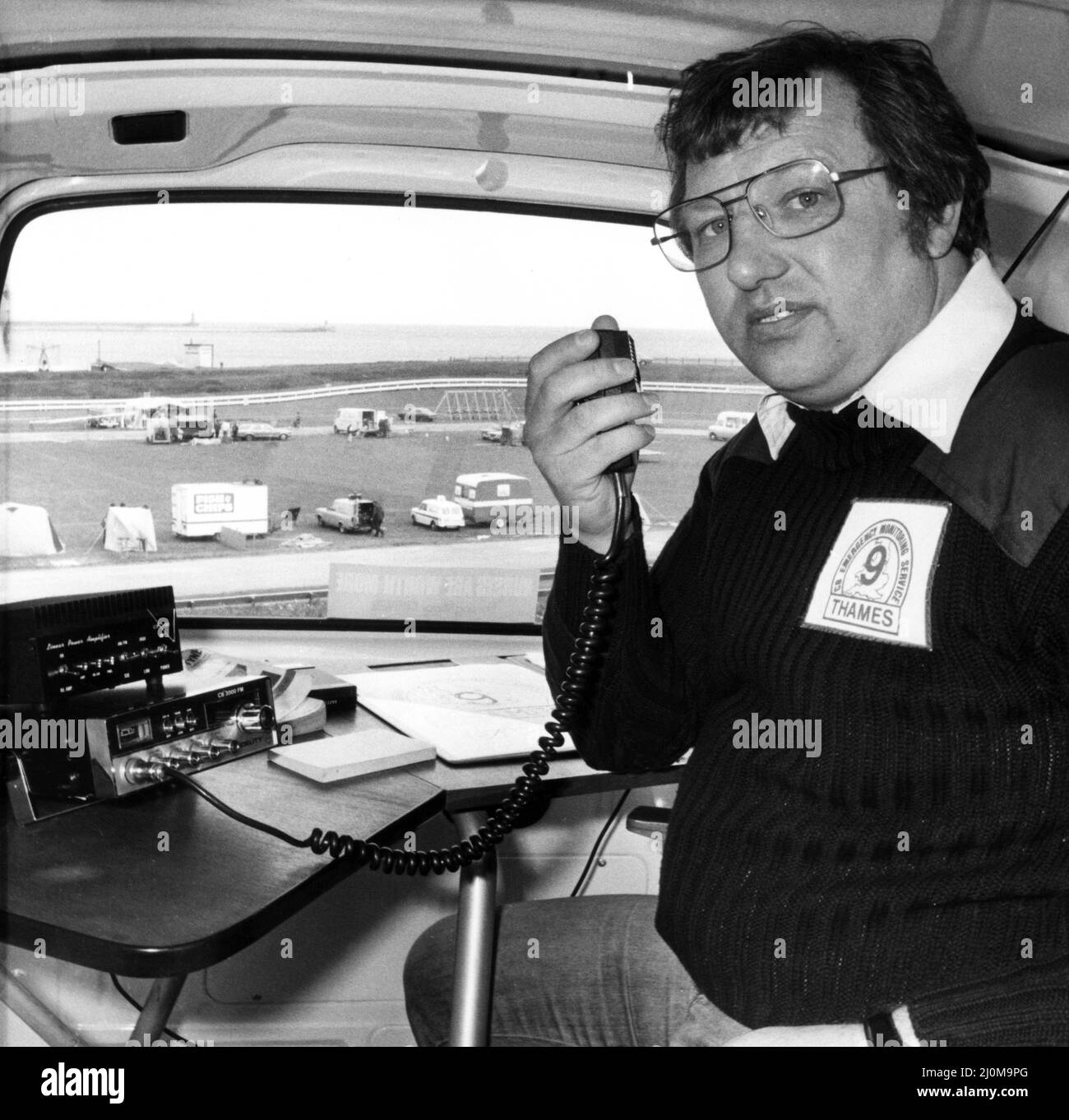 CB radio gathering in South Shields. Mr Mike Hodgson, the traffic