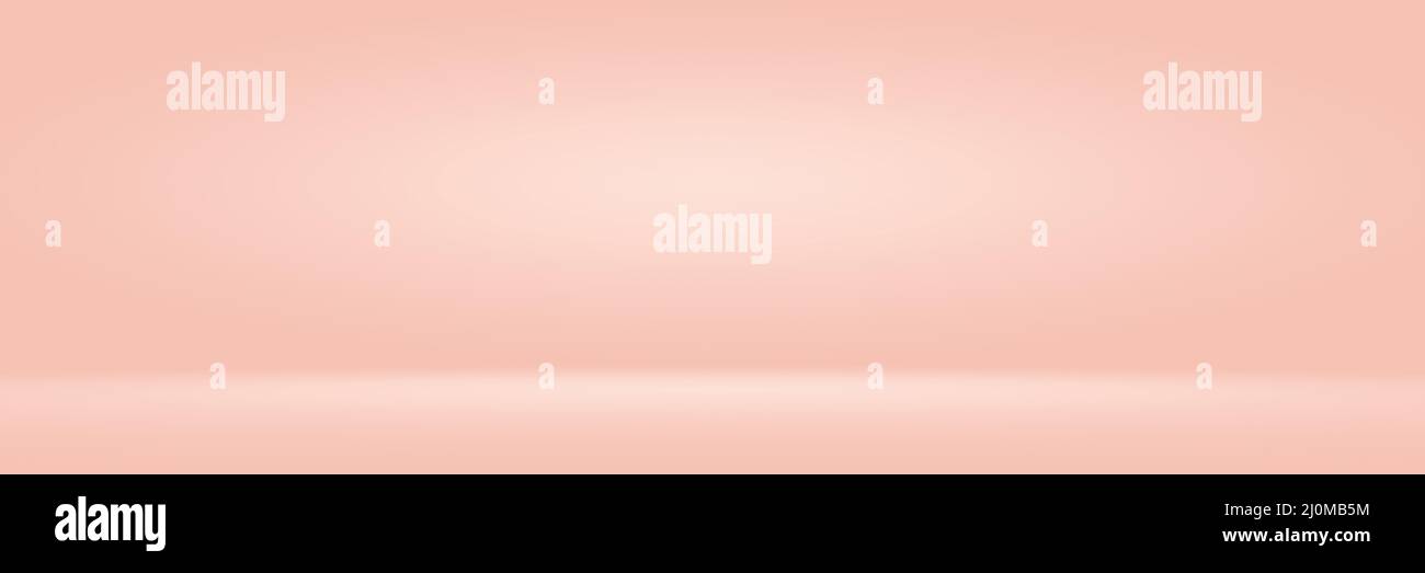Abstact photographic Pink Gradient studio backdrop Background. Stock Photo
