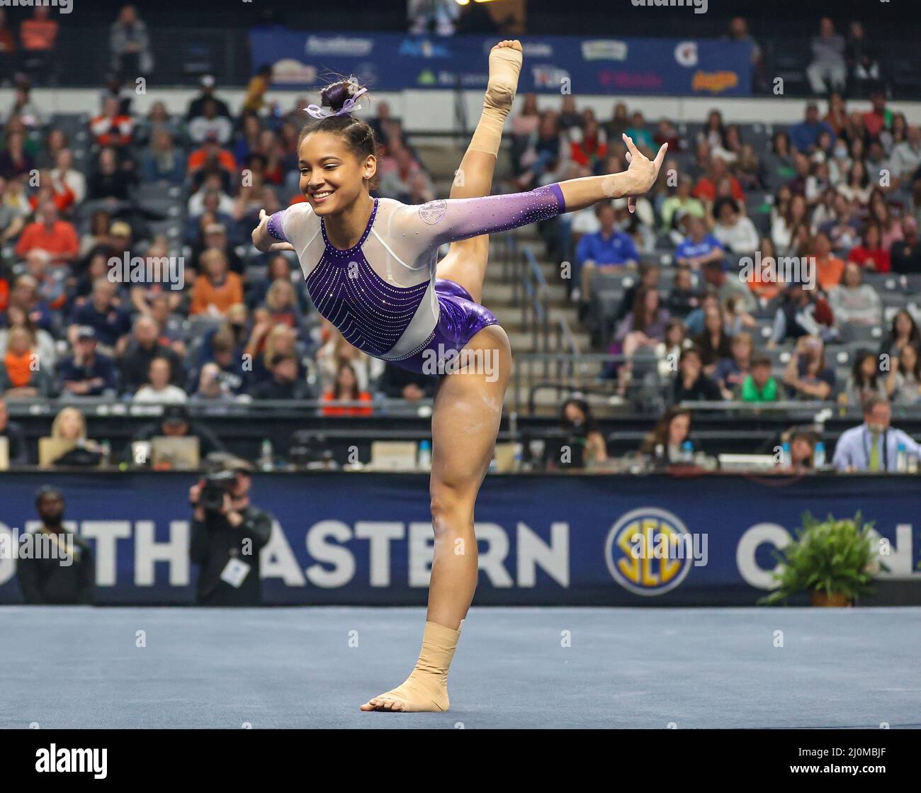 Birmingham, AL, USA. 19th Mar, 2022. LSU's Haleigh Bryant during the