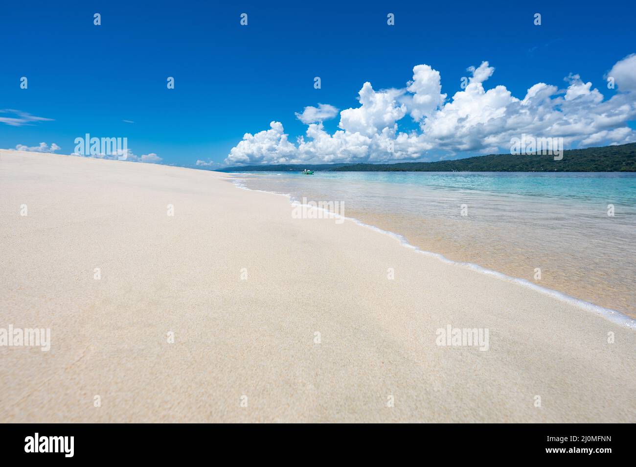 Paradise beach bacardi island Stock Photo