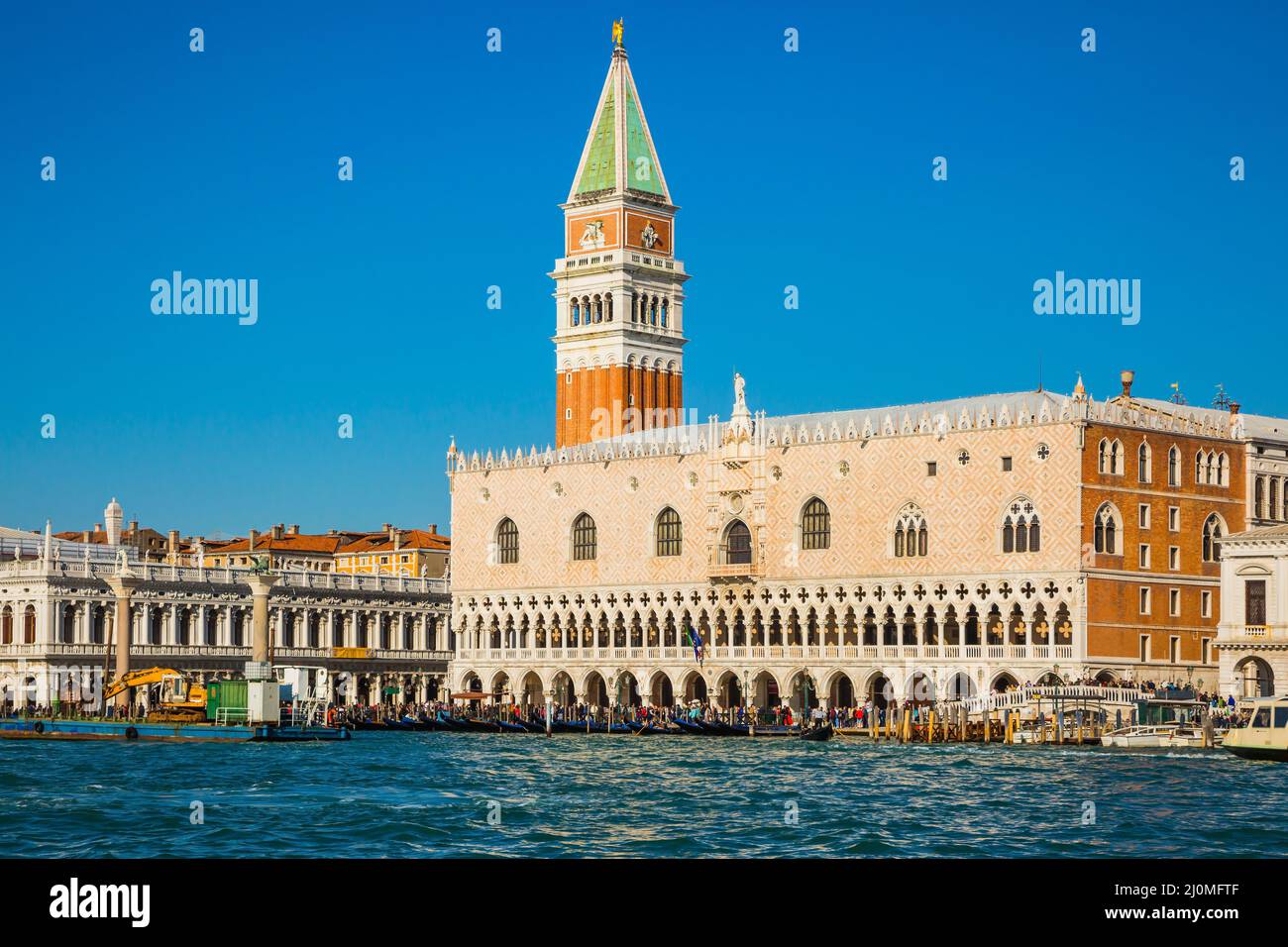 Palazzo Ducale in Piazza San Marco Stock Photo