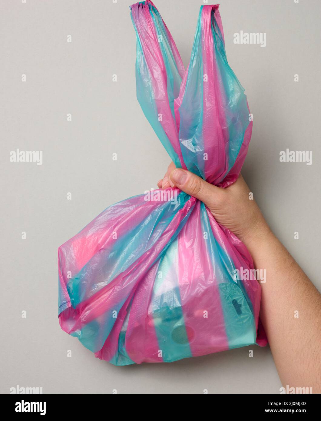 Pink rubbish bags hi-res stock photography and images - Alamy