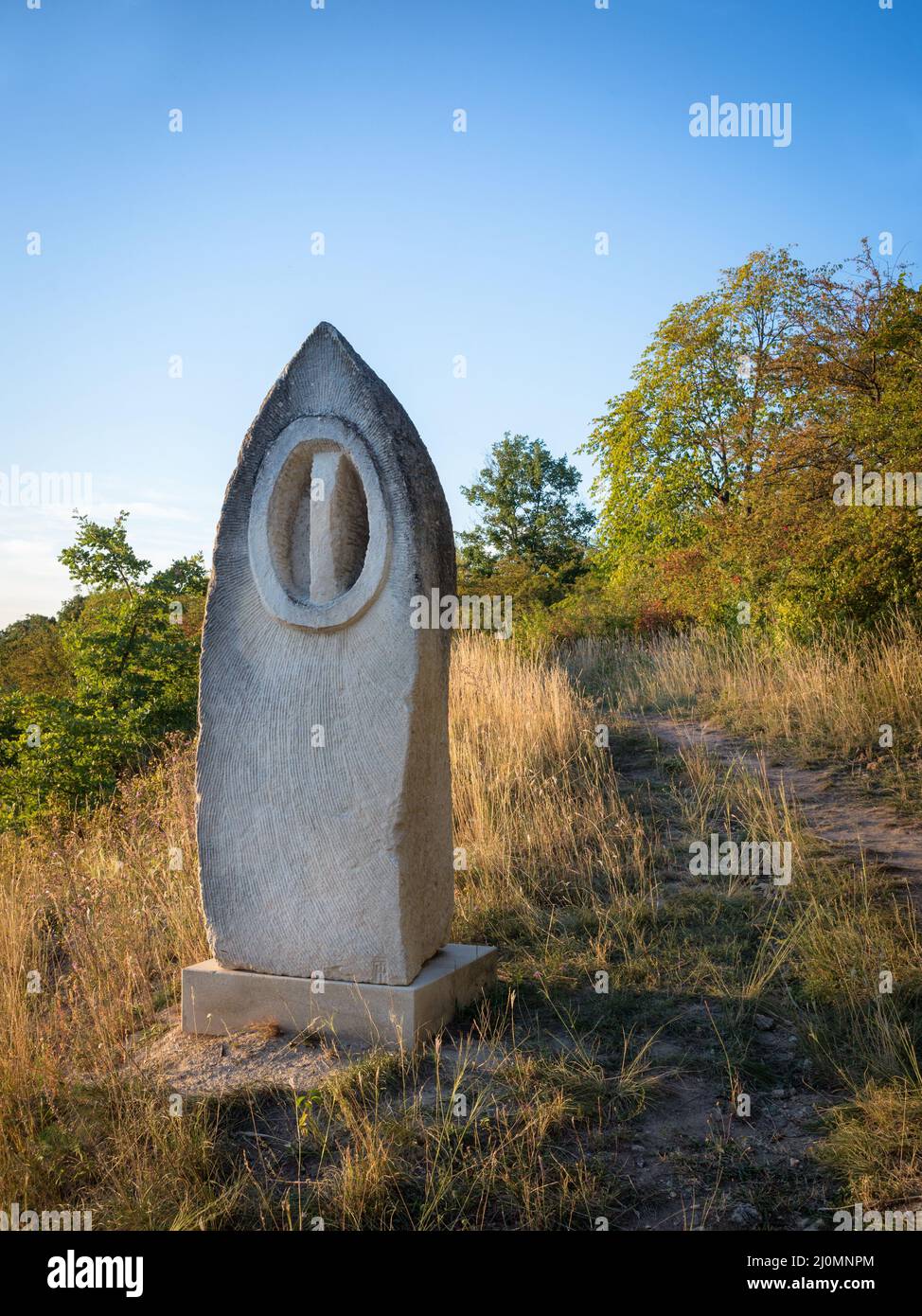 Sculpture park in st. margarethen Burgenland Stock Photo