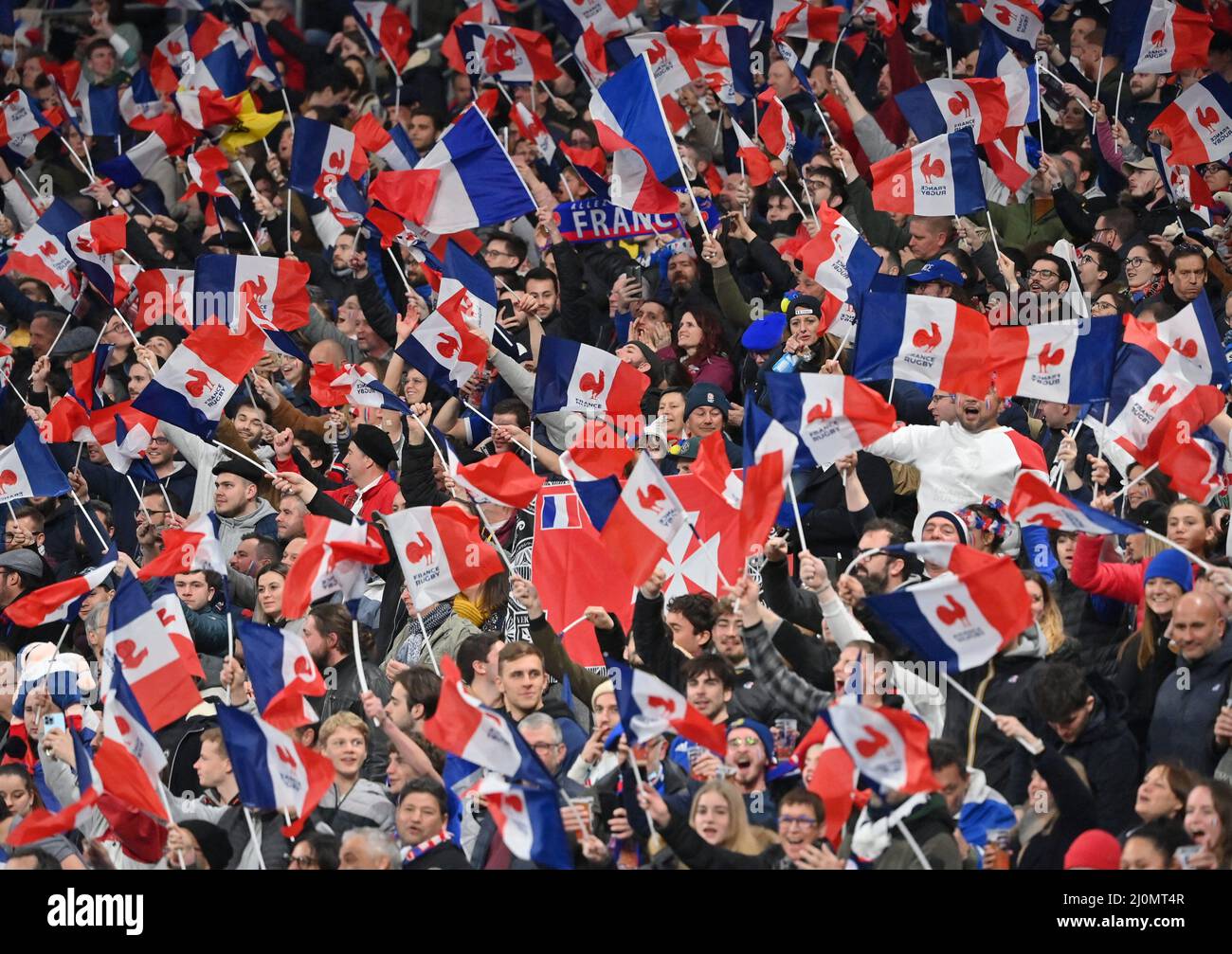 of France during the Guinness Six Nations match between France and ...