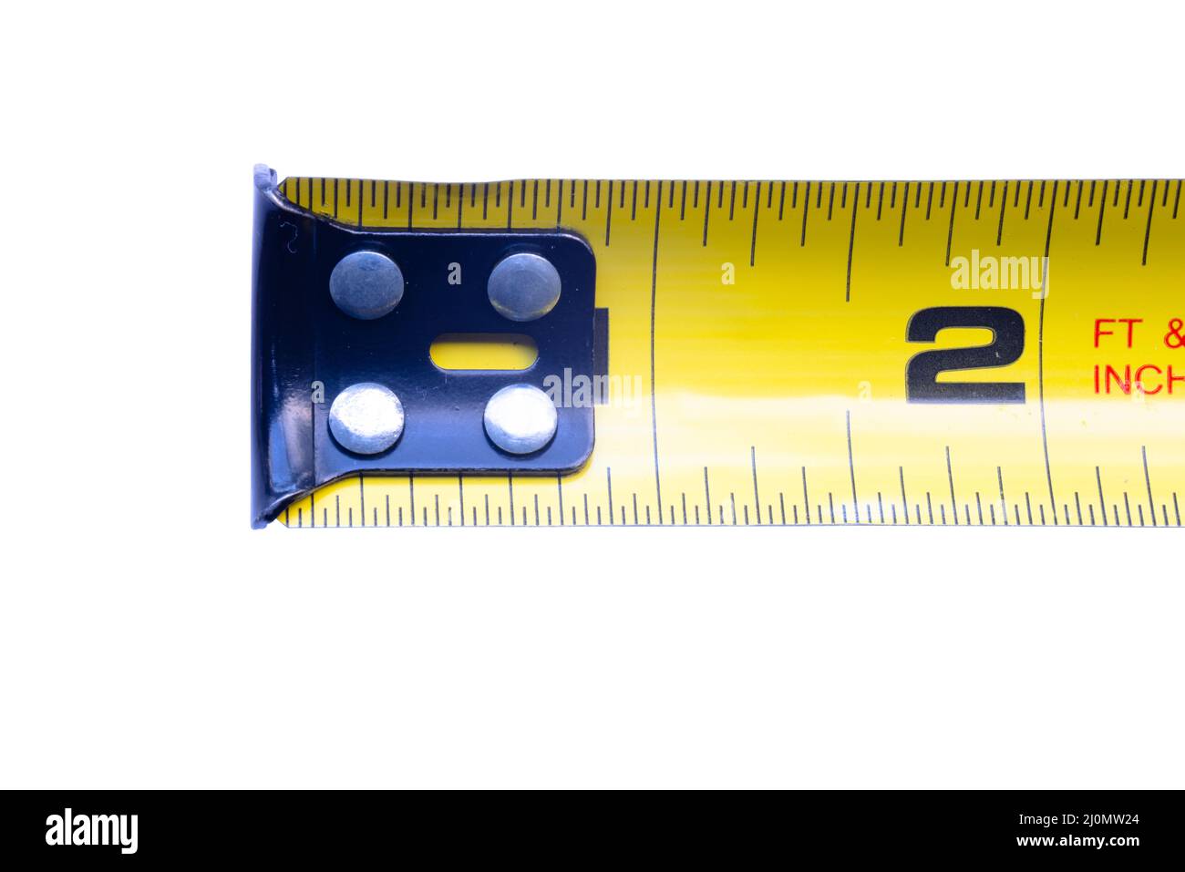 measuring tape for tailor cutter and seamstress. Is a flexible ruler and  used to measure distance Stock Photo