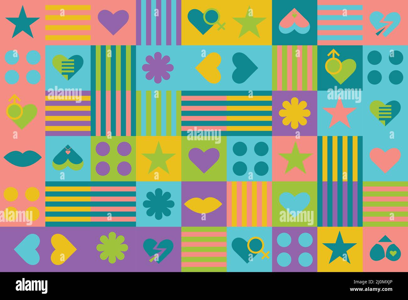Flat pattern hi-res stock photography and images - Alamy