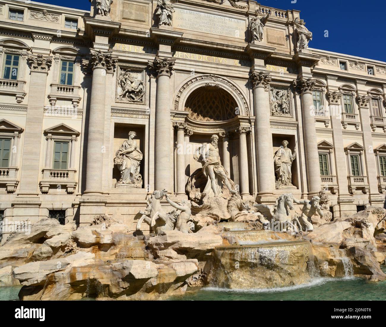Trevi fountain, Rome Stock Photo