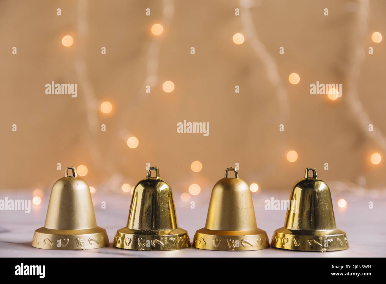 Oversized Bronze Sleigh Jingle Bell ~ Small