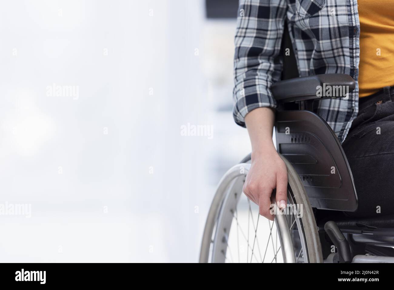 Close up hand wheel Stock Photo