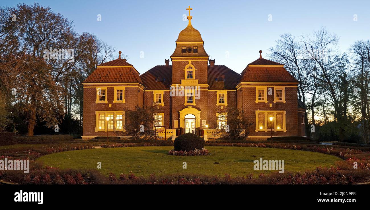 Sielhof, former manor house, Neuharlingersiel, East Frisia, Lower Saxony, Germany, Europe Stock Photo
