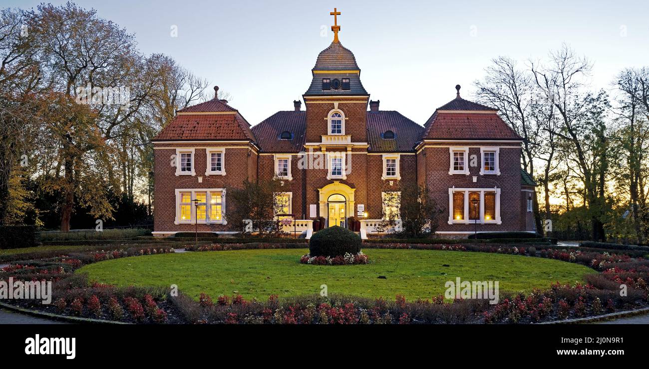 Sielhof, former manor house, Neuharlingersiel, East Frisia, Lower Saxony, Germany, Europe Stock Photo