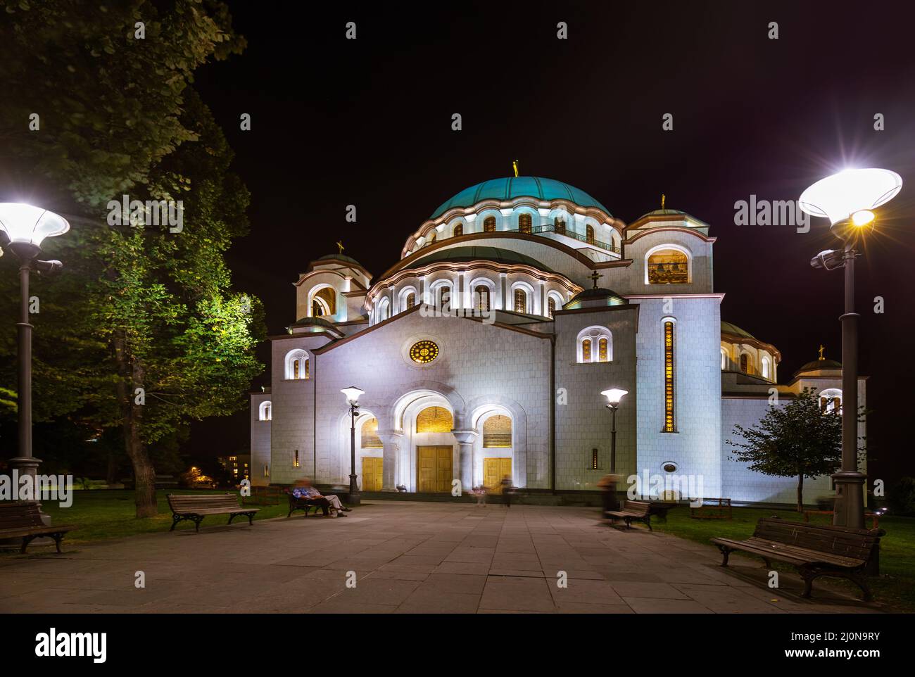 St. Sava Cathedral - Belgrade - Serbia Stock Photo
