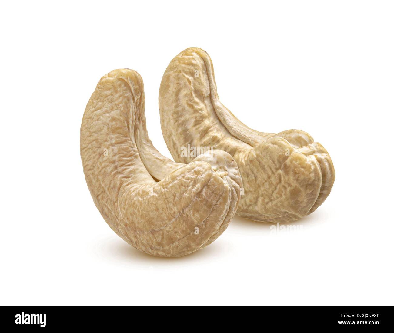 Cashew nuts isolated on white background Stock Photo