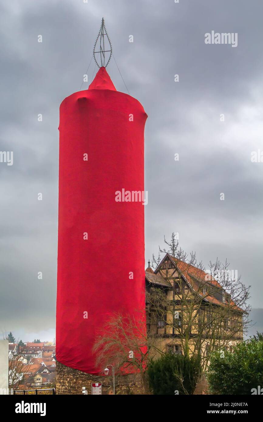 Tower in Schlitz, Germany Stock Photo