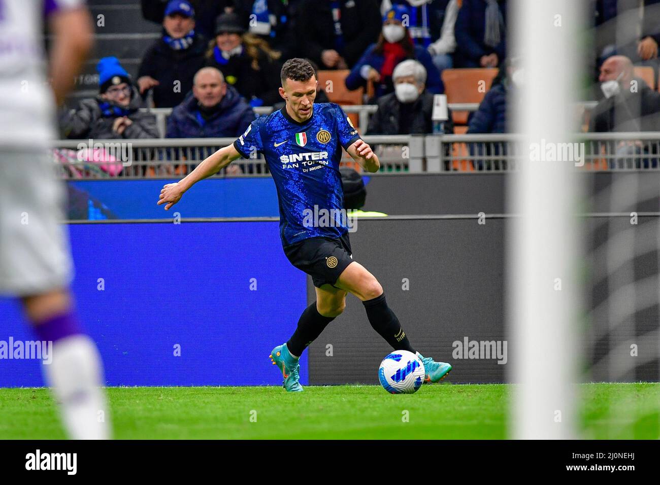 Milano, Italy. 19th Mar, 2022. Ivan Perisic (14) of Inter seen in the Serie  A match