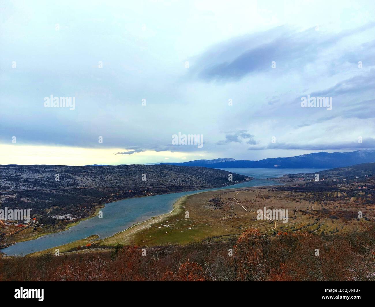 Beautiful view of green mountains in a daylight Stock Photo - Alamy