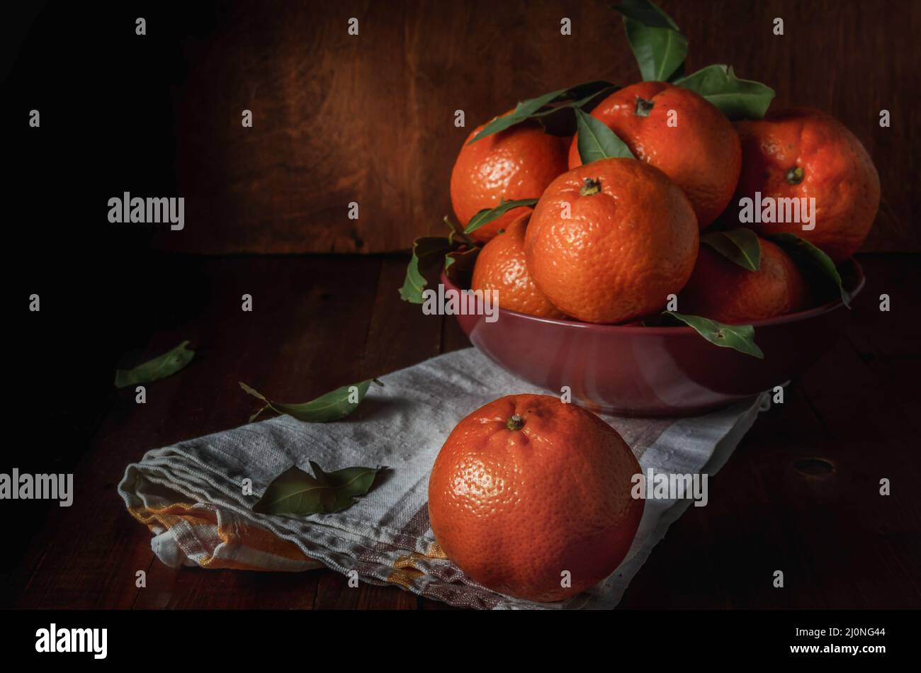 Tangerines in bulk Stock Photo